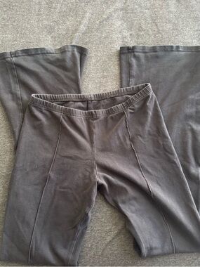 Brandy Melville Black Flare low rise Leggings